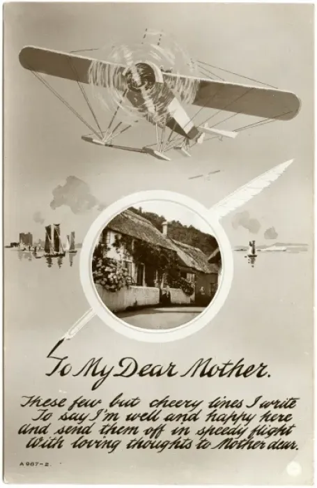 Framed Print : A postcard, to my dear mother Framed Print : A postcard, to my dear mother