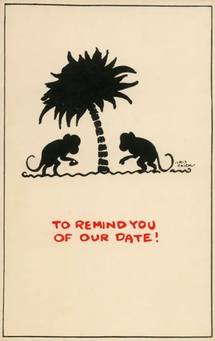 Framed Print : Postcard design - To remind you of our date Framed Print : Postcard design - To remind you of our date