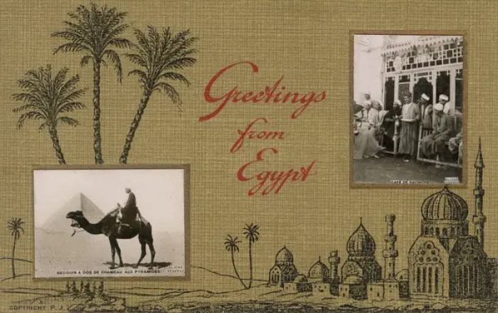 Framed Print : Postcard from Egypt Framed Print : Postcard from Egypt