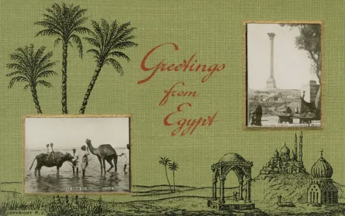 Framed Print : Postcard from Egypt Framed Print : Postcard from Egypt