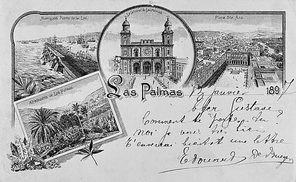 Postcard from Las Palmas, Gran Canaria, Canary Islands