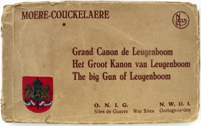 Framed Print : Postcards of War Sites - the Big Gun of Leugenbook Framed Print : Postcards of War Sites - the Big Gun of Leugenbook