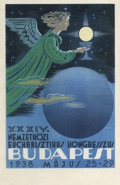 Poster for 1938 Eucharistic Congress, Budapest