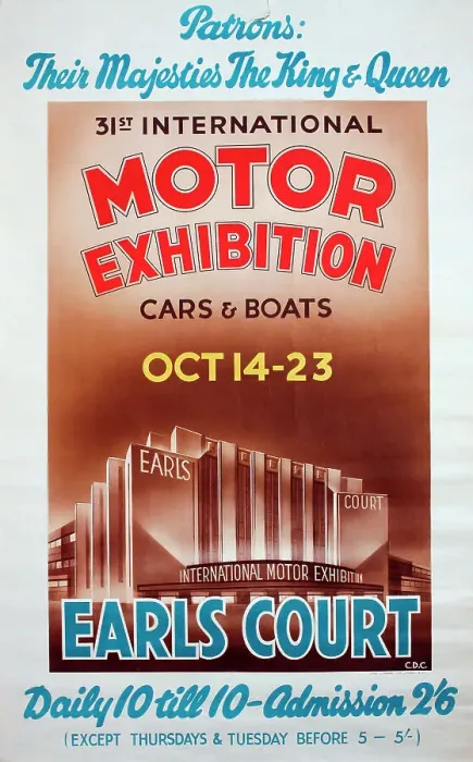 Framed Print : Poster, 31st International Motor Exhibition, Earls Court Framed Print : Poster, 31st International Motor Exhibition, Earls Court