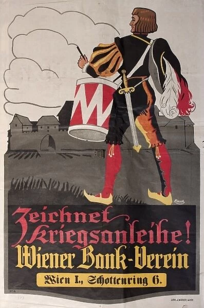 Poster advertising Austrian War Bonds