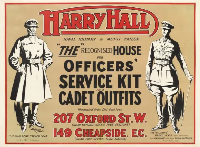 Framed Print : Poster advertising British military uniform, WW1 Framed Print : Poster advertising British military uniform, WW1