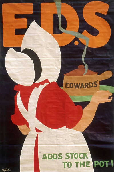 Poster advertising Edwards soups