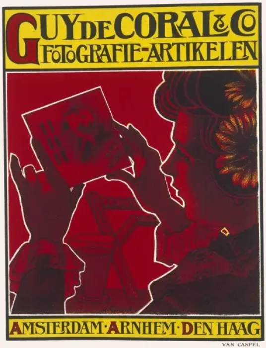 Framed Print : Poster advertising Guy de Coral & Co, Amsterdam Framed Print : Poster advertising Guy de Coral & Co, Amsterdam