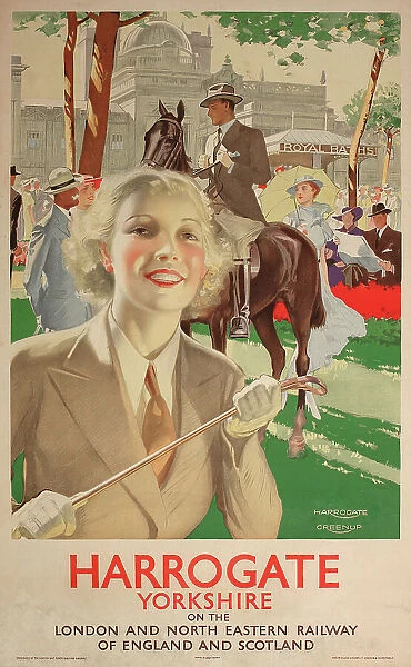 Poster advertising Harrogate, Yorkshire by LNER Date: circa 1930s