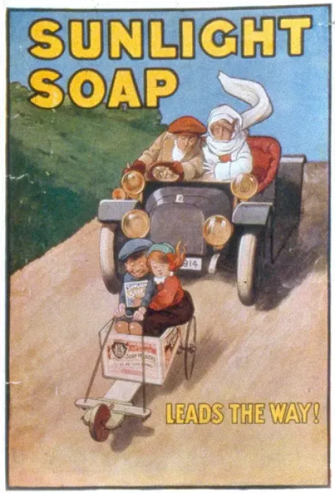 Framed Print : Poster advertising Sunlight Soap Framed Print : Poster advertising Sunlight Soap