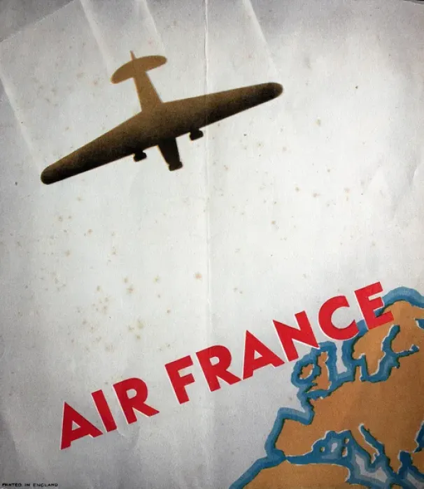 Framed Print : Poster, Air France Framed Print : Poster, Air France