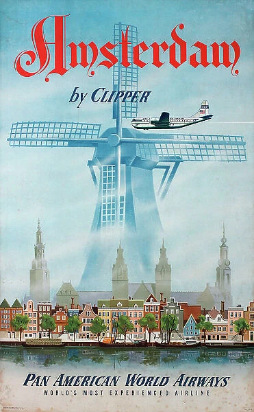 Poster, Amsterdam by Clipper