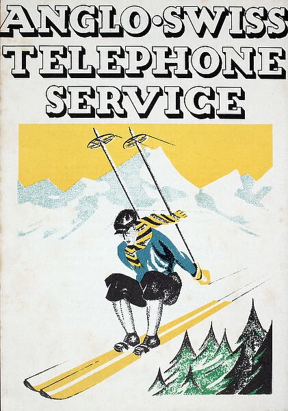Poster, Anglo-Swiss Telephone Service