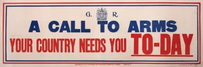 Framed Print : Poster, A Call to Arms Framed Print : Poster, A Call to Arms