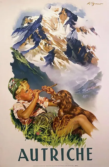 Framed Print : Poster, Austrian Alps Framed Print : Poster, Austrian Alps