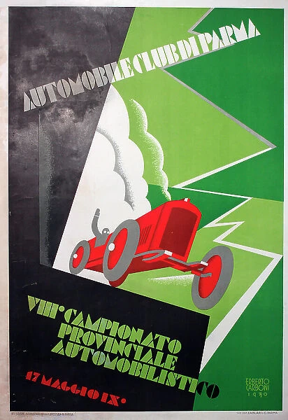 Poster, Automobile Club of Parma