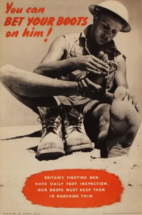 Framed Print : Poster: You can bet your boots on him Framed Print : Poster: You can bet your boots on him