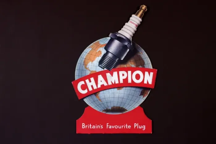 Framed Print : Poster, Champion plug Framed Print : Poster, Champion plug