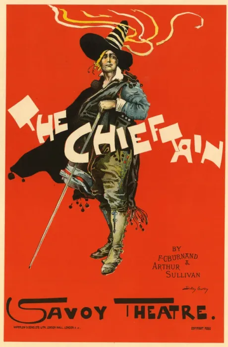 Framed Print : Poster, The Chieftain, Savoy Theatre, London Framed Print : Poster, The Chieftain, Savoy Theatre, London