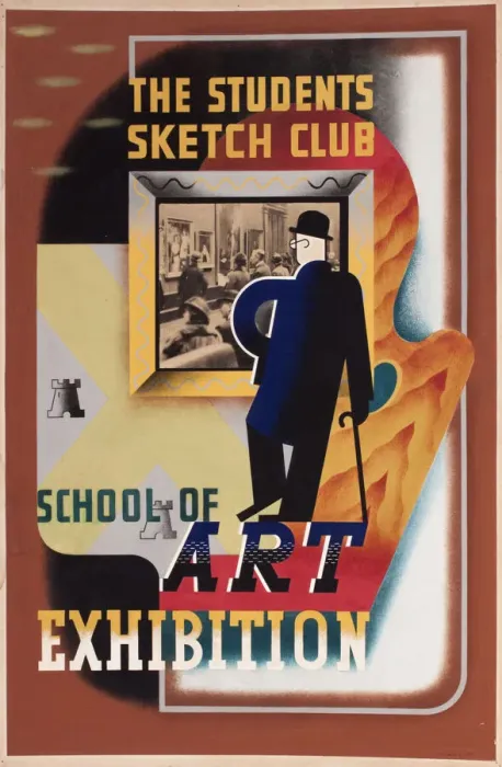 Framed Print : Poster, City of Plymouth School of Art, Exhibition Framed Print : Poster, City of Plymouth School of Art, Exhibition