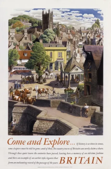Framed Print : Poster: come and explore Britain (2) Framed Print : Poster: come and explore Britain (2)