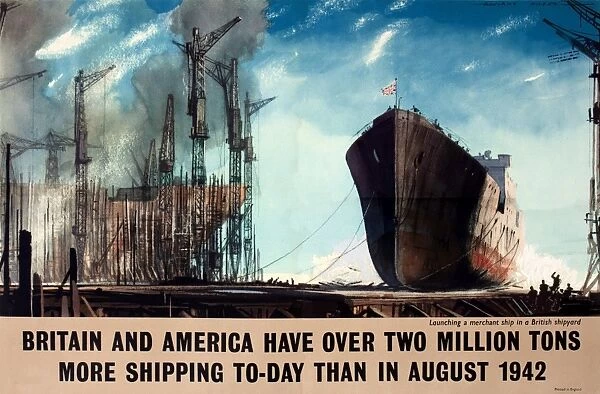Poster design, British and American shipping