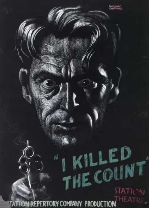 Framed Print : Poster design, I Killed The Count Framed Print : Poster design, I Killed The Count