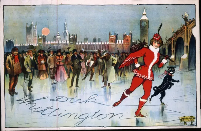 Framed Print : Poster, Dick Whittington on ice Framed Print : Poster, Dick Whittington on ice
