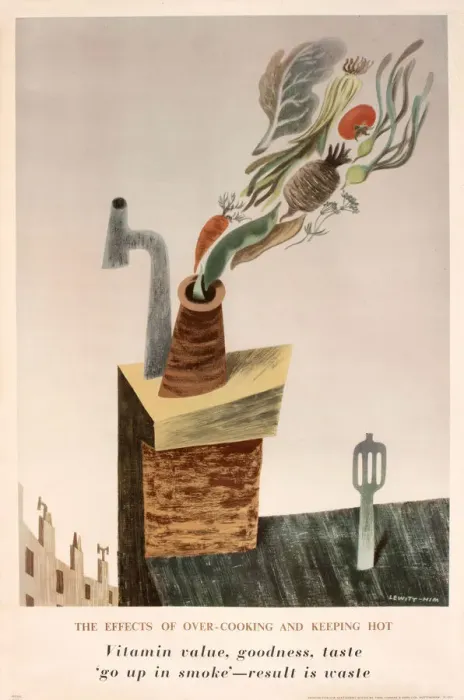 Framed Print : Poster, The effects of over-cooking and keeping hot Framed Print : Poster, The effects of over-cooking and keeping hot