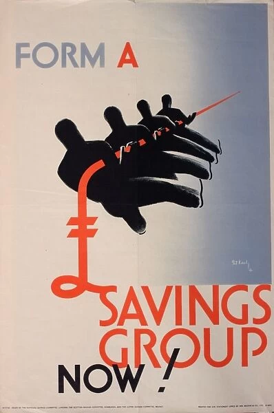 Poster, Form a Savings Group Now