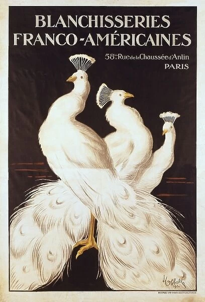 Poster of the French-American Laundries, by Leonetto