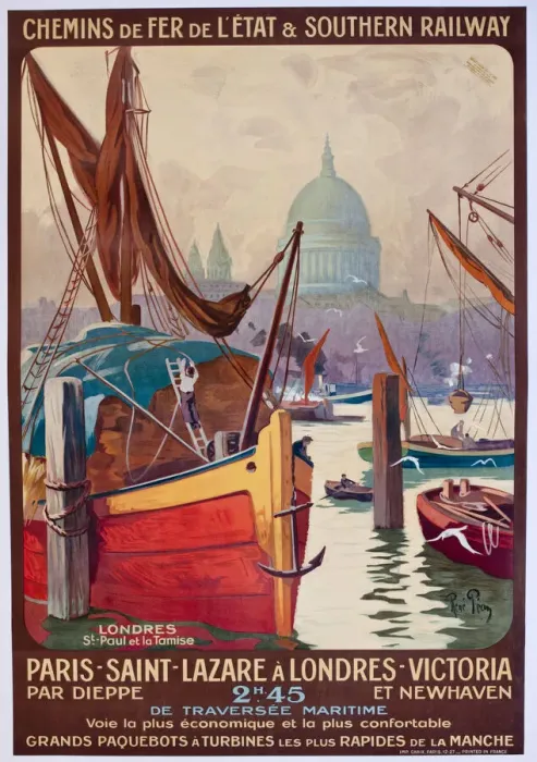 Framed Print : Poster, French railways Framed Print : Poster, French railways