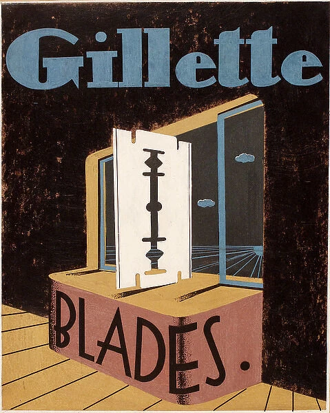 Poster, Gillette Blades