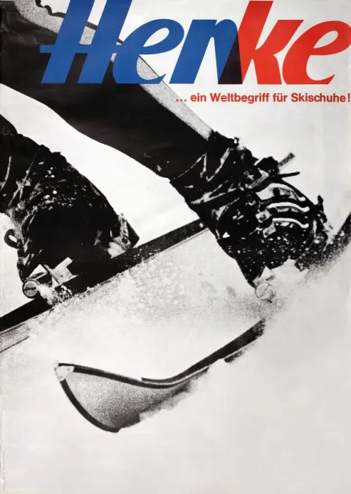 Framed Print : Poster, Henke ski boots Framed Print : Poster, Henke ski boots