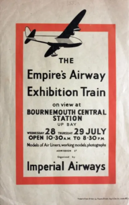 Framed Print : Poster, Imperial Airways Framed Print : Poster, Imperial Airways