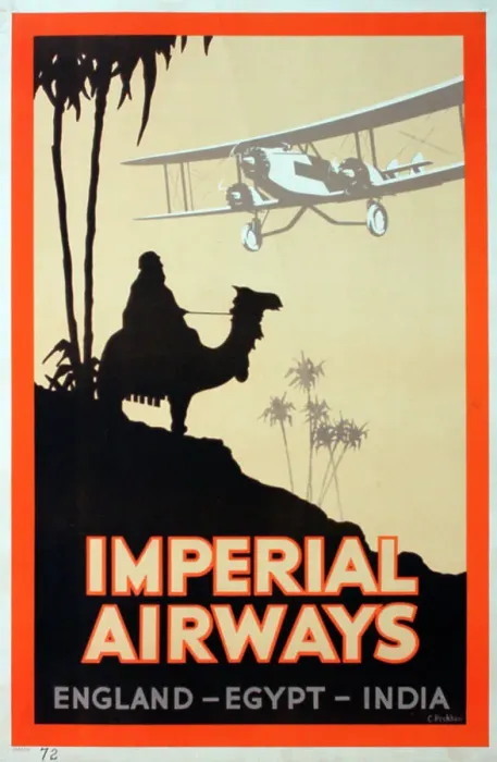 Framed Print : Poster, Imperial Airways Framed Print : Poster, Imperial Airways
