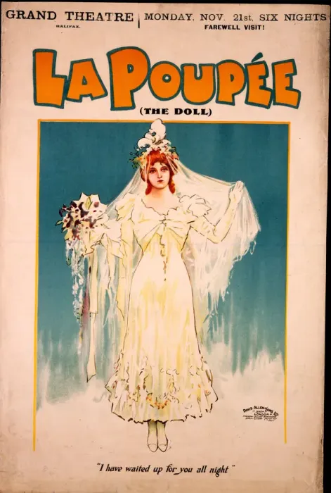 Framed Print : Poster, La Poupee, Grand Theatre Framed Print : Poster, La Poupee, Grand Theatre