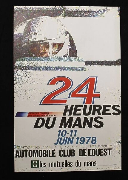 Poster, Le Mans 24 hour race, 10-11 June 1978