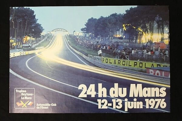 Poster, Le Mans 24 hour race, 12-13 June 1976