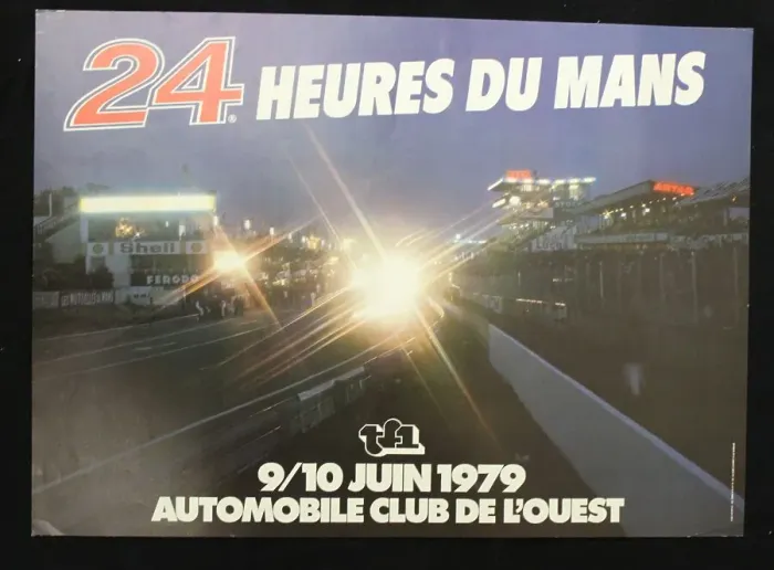 Framed Print : Poster, Le Mans 24 hour race, 9-10 June 1979 Framed Print : Poster, Le Mans 24 hour race, 9-10 June 1979