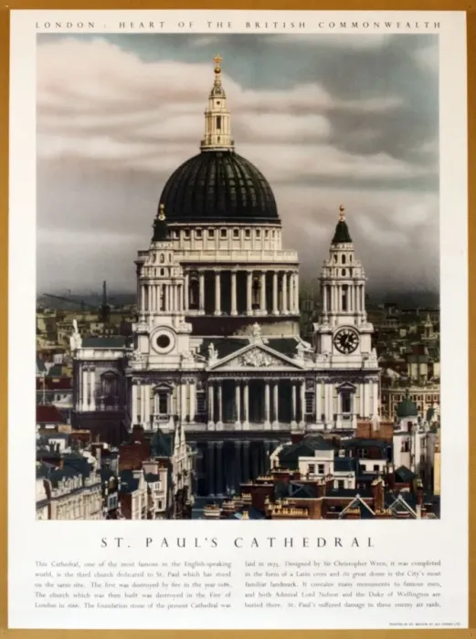Framed Print : Poster, London, Heart of the British Commonwealth Framed Print : Poster, London, Heart of the British Commonwealth