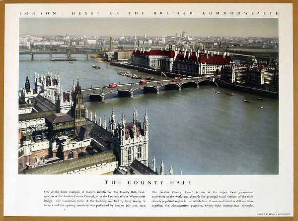 Poster, London, Heart of the British Commonwealth