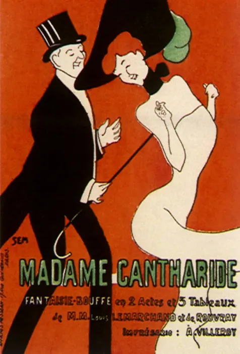 Framed Print : Poster for Madame Cantharide Date: 1913 Framed Print : Poster for Madame Cantharide Date: 1913