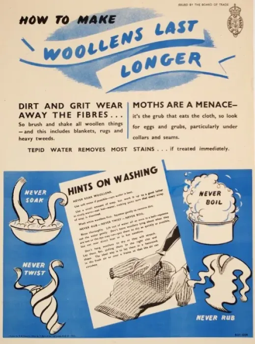 Framed Print : Poster: How to make woollens last longer Framed Print : Poster: How to make woollens last longer