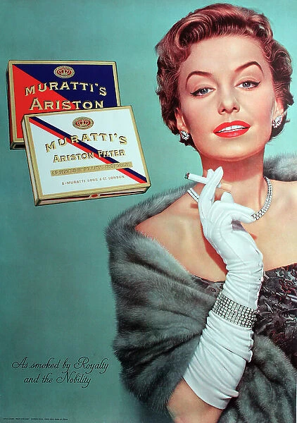 Poster, Muratti's Ariston cigarettes