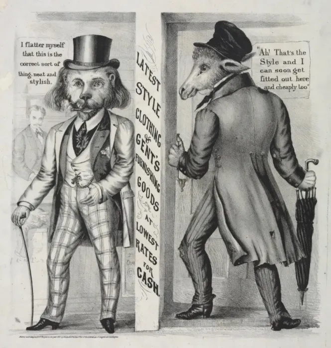 Framed Print : Poster no. 3. Latest style clothing & gents furnishing goods Framed Print : Poster no. 3. Latest style clothing & gents furnishing goods