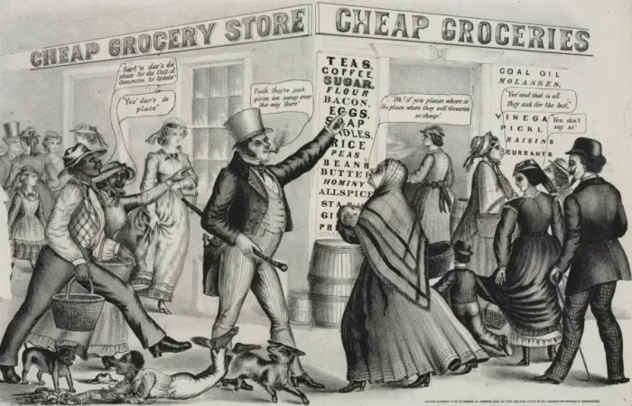 Framed Print : Poster no. 4. Cheap groceries Framed Print : Poster no. 4. Cheap groceries