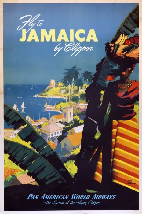 Framed Print : Poster, Pan American World Airways to Jamaica Framed Print : Poster, Pan American World Airways to Jamaica