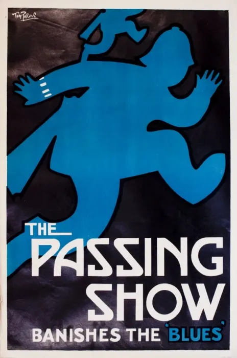 Framed Print : Poster, The Passing Show Banishes the Blues Framed Print : Poster, The Passing Show Banishes the Blues