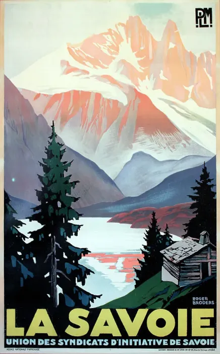 Framed Print : Poster, PLM, Savoie, France Framed Print : Poster, PLM, Savoie, France